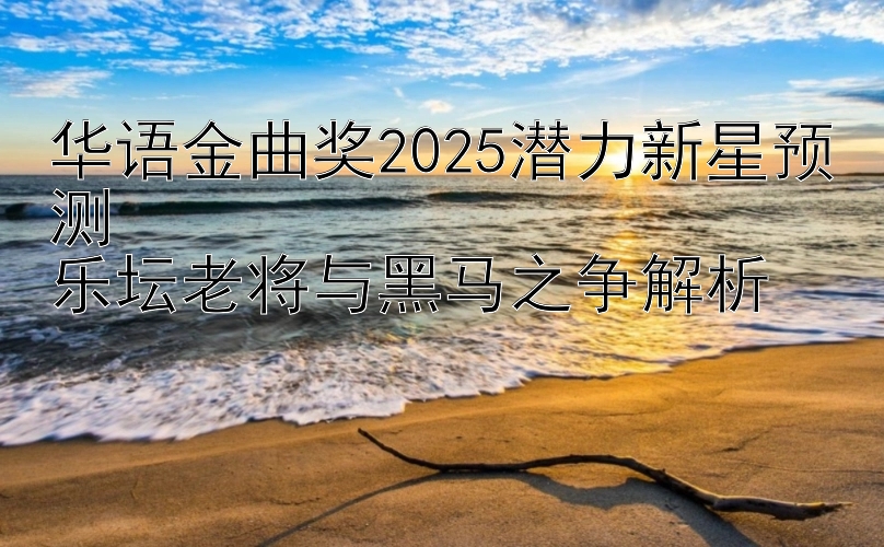 华语金曲奖2025潜力新星预测  
乐坛老将与黑马之争解析